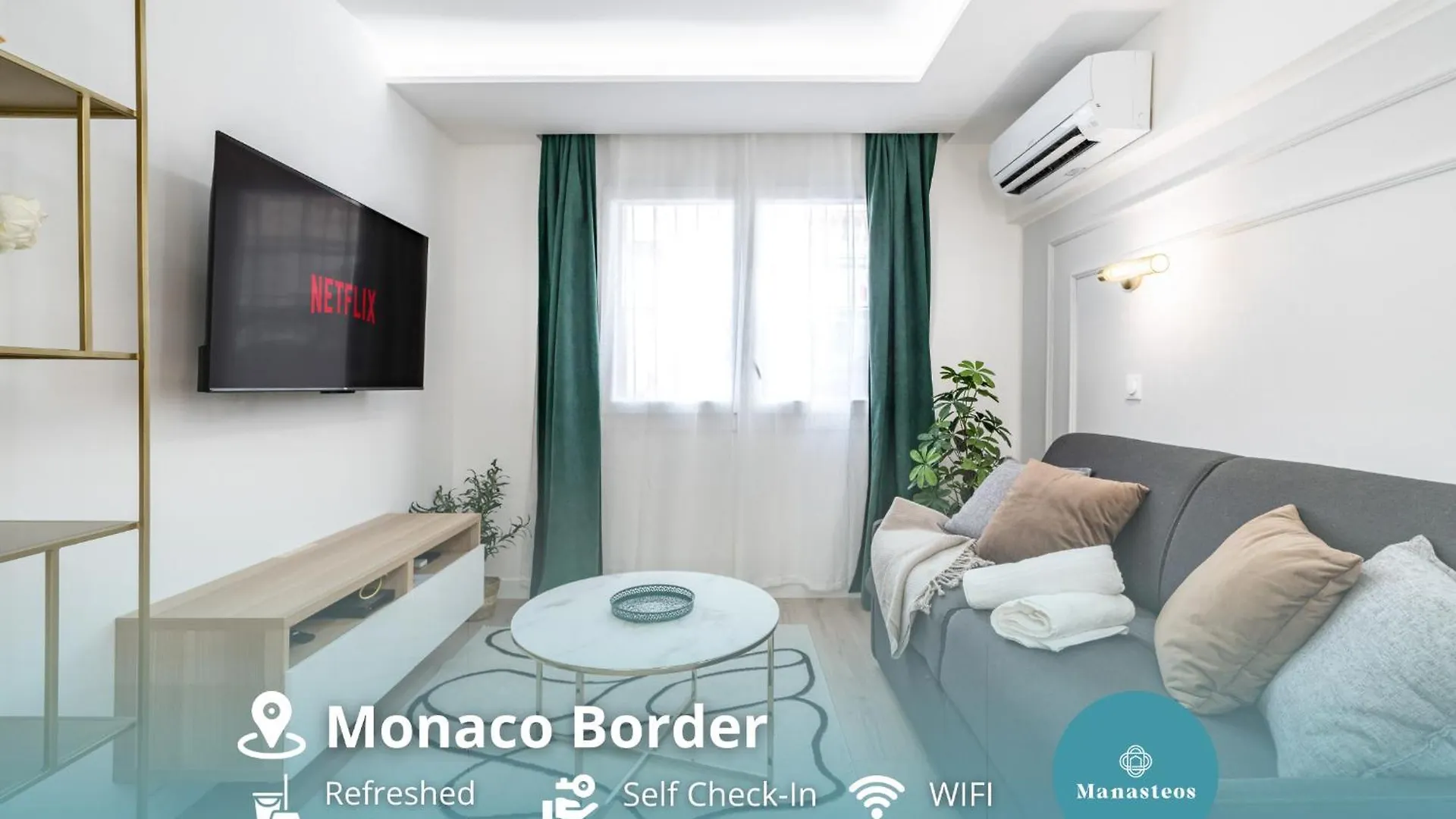 1Mn Gare De Monaco - Joli Appartement - Au contacts